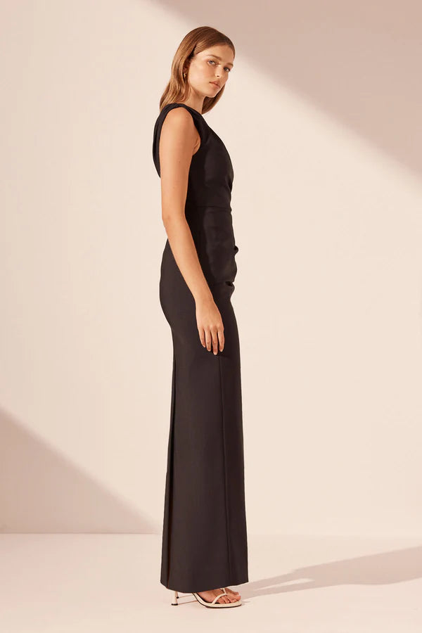 LANI GATHERED MAXI DRESS