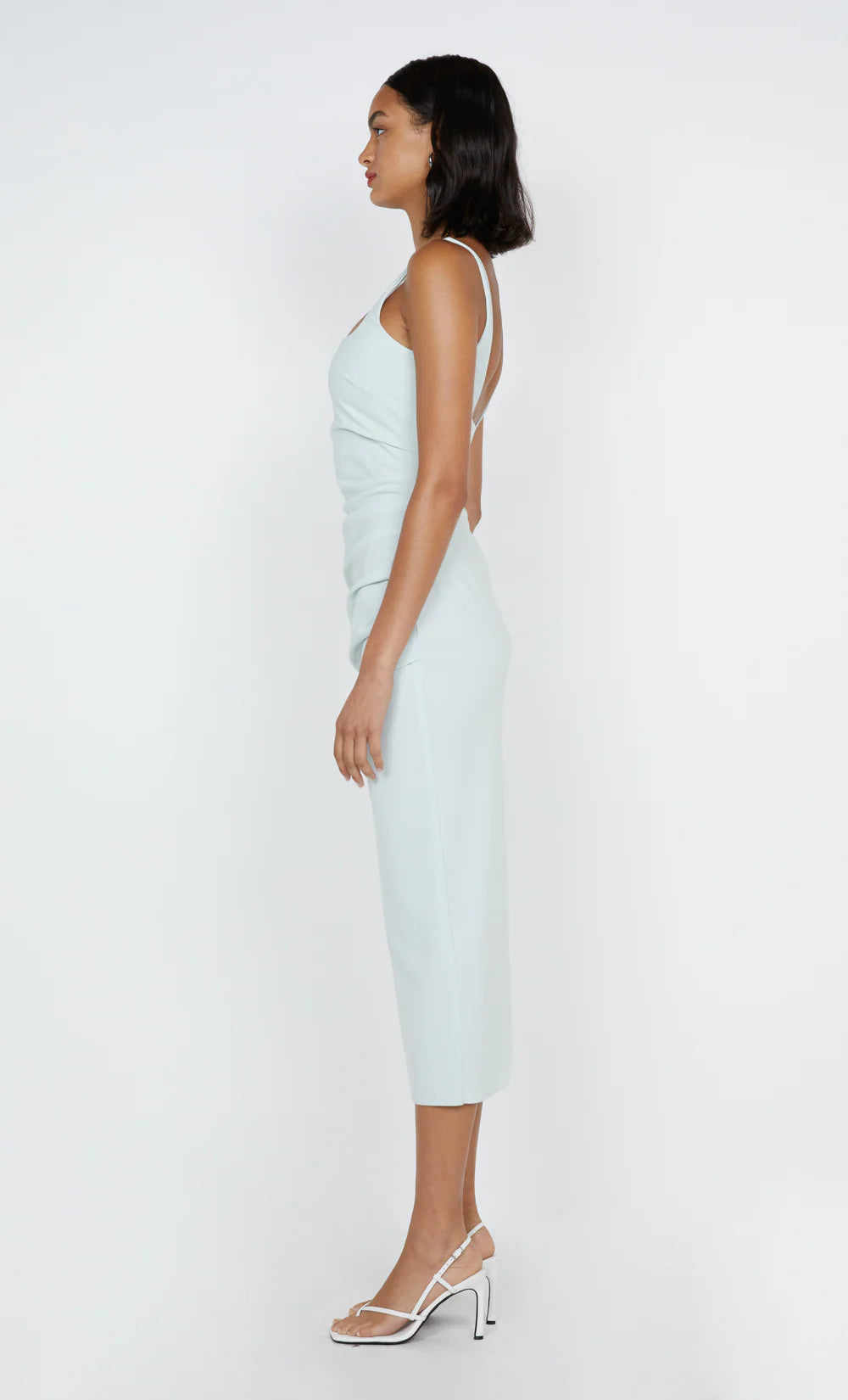 AVELINE TUCK MIDI DRESS