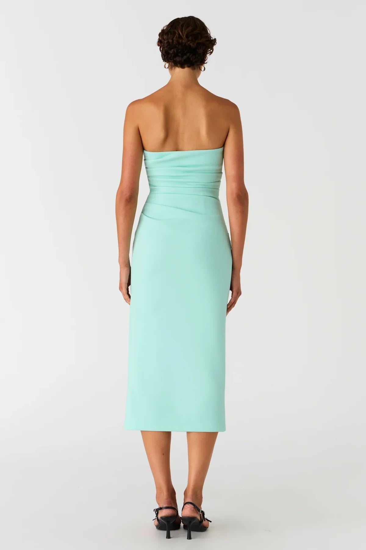 CALANDRA STRAPLESS MIDI DRESS